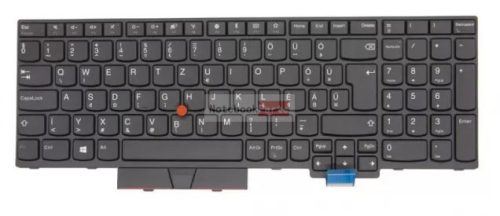 Lenovo Thinkpad T570 T580 P51s P52s gyári magyar fekete billentyűzet, trackpointtal