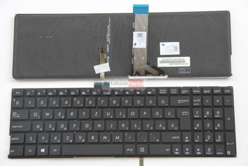 Asus K501 K501L K501LB K501LX K501U K501UX R516 R516L R516LB R516U R516UX laptop billentyűzet háttérvilágítással