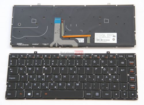 Lenovo Yoga 2 Pro 13 Háttérvilágításos fekete billentyűzet