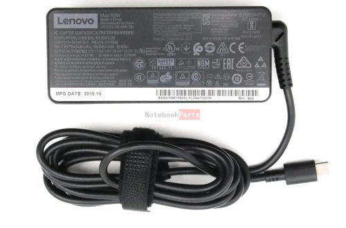 Lenovo 20V 3.25A/15V 3A/9V 2A/5V 2A 65W Type-c (USB-C) gyári új laptop töltő