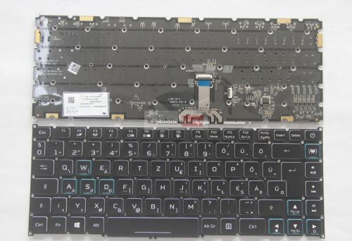 Acer Predator Triton PT515-52 fekete laptop billentyűzet háttérvilágítással