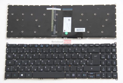 Acer A515-54Acer Swift 3 SF315-52 SF315-52G Aspire A315-54 A315-54G A315-55 A315-55G A515-54 A515-54G háttérvilágításos billentyűzet