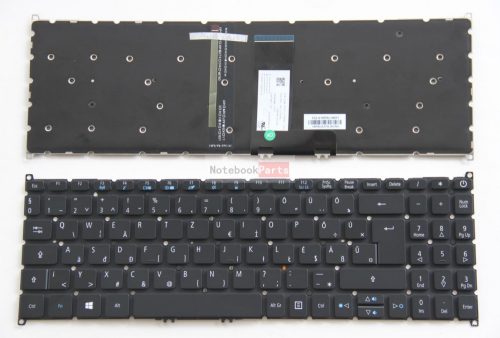 Acer A515-54Acer Swift 3 SF315-52 SF315-52G Aspire A315-54 A315-54G A315-55 A315-55G A515-54 A515-54G háttérvilágításos billentyűzet