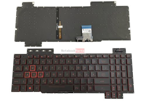Asus TUF Gaming FX504 FX504G FX504GD FX504GE FX80 FX80G FX505 FX505D FX505DY FX705G FX705GM FX705GE FX705D gyári új laptop billentyűzet
