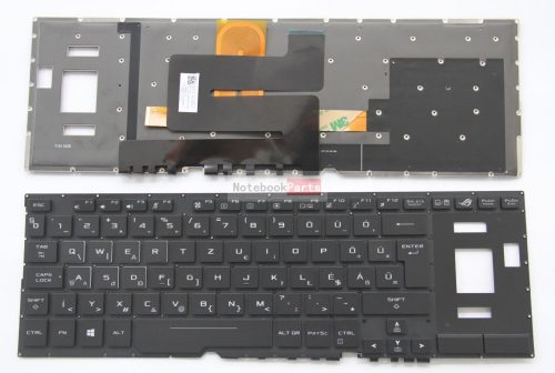 Asus Zephyrus GX501 GX501V GX501VS GX501VSK GX501VIK Multi-color világítás, magyar laptop billentyűzet