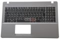   Asus X550D X550DP X550ZE F550DP R510DP K550DP szürke laptop billentyűzet felsőburkolattal