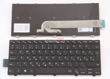 Dell Inspiron c, 3442, 14-3441, 14-3442 fekete laptop billentyűzet