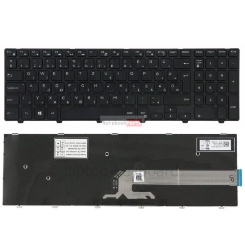 Dell Inspiron 3541 3542 5748 5558 5559 Vostro 15 3568 fekete magyar billentyűzet Y5J14 0Y5J14 0K3CXN 