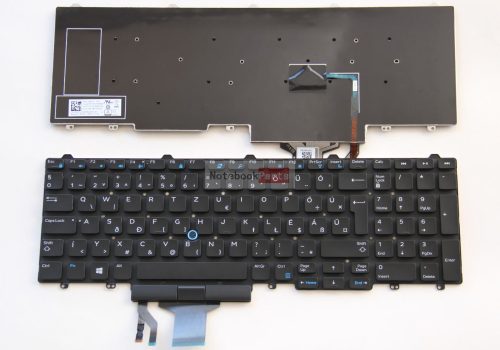 Dell Latitude E5550 E5570 5580 5590 5591, Precision 3510 3520 3530 7510 7520 7710 7720 gyári új laptop billentyűzet