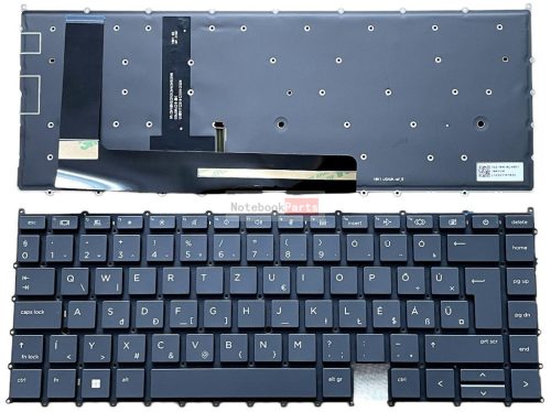 HP EliteBook x360 1040 G7 1040 G8 laptop billentyűzet háttérvilágítással