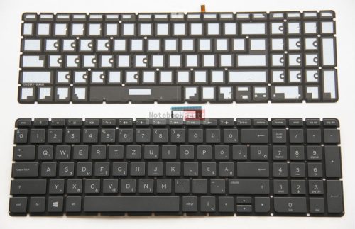 HP Pavilion 15-ab 15-au 15-bc 15-bk, Envy M7-N fekete laptop billentyűzet háttérvilágítással