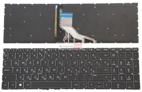 HP 15-DA 15-DB 17-CA 17-BY 15-CN 15-CW 15-CP 15-CR 15-CS 15-GW 15z-GW 250 G7 255 G7 250 G8 255 G8 ZBook 15v G5 Gaming 15-DK 15-CE 17-CD háttér világításos laptop billentyűzet