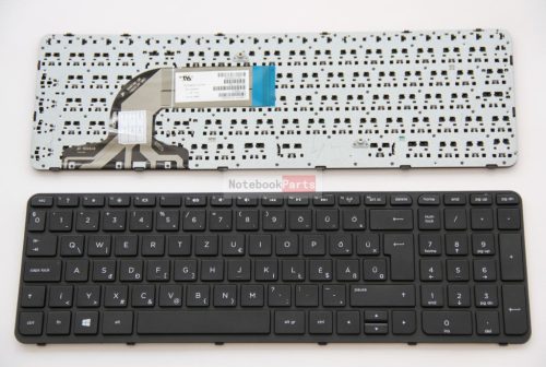 HP Pavilion 15-e000, 15-n000, 250 G3, 255 G3, 15-h000, 15-r000, 15-f000 fekete laptop billentyűzet