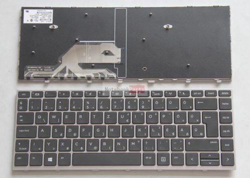 HP Proboook 430 G5, 440 G5, 445 G5, 640 G4, 640 G5, 645 G4, x360 440 G1 laptop billentyűzet