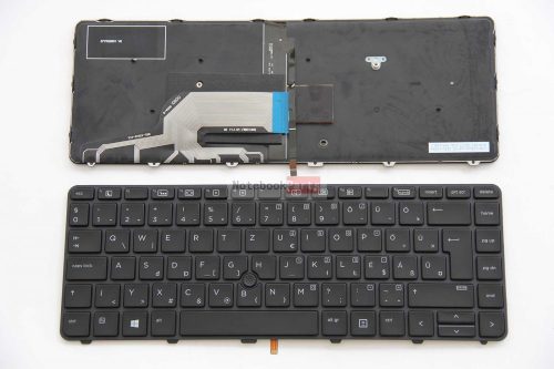 HP ProBook 640 G2, 640 G3, 645 G2, 645 G3 laptop billentyűzet, háttérvilágítással