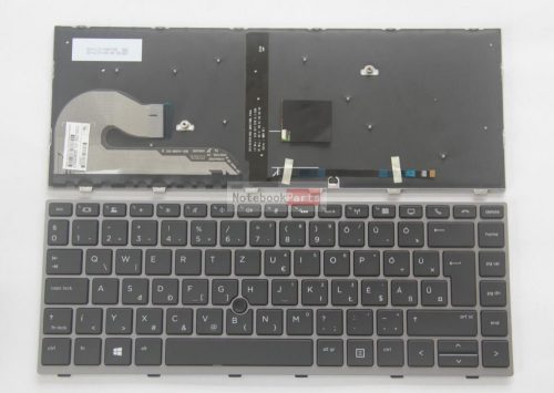 HP EliteBook 745 G5, 745 G6, 840 G5, 840 G6, ZBook 14u G5, ZBook 14u G6 laptop billentyűzet háttérvilágítással