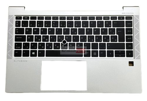 HP EliteBook 840 G7 840 G8 845 G7 845G8 (non-backlit) trackpointtal felsőburkolat Silver