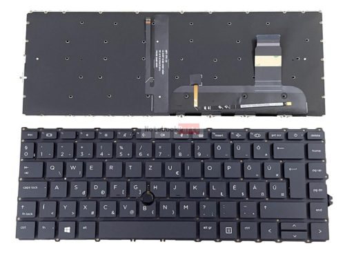 HP EliteBook 840 G7 840 G8 845 G7 845G8 háttérvilágítással (backlit) trackpointtal 