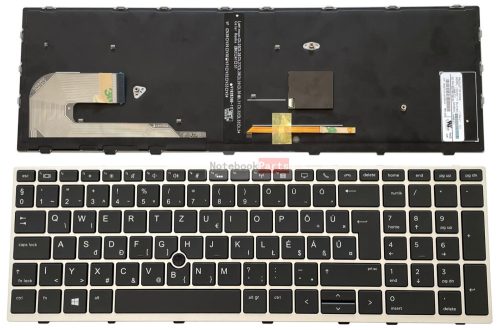 HP EliteBook 755 G5 755 G6 850 G5 850 G6, Zbook 15u G5 15u G6 gyári új laptop billentyűzet háttérvilágítással