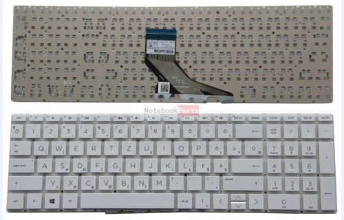 HP 250 G7 255 G7 15-DA 15-DB 15-DF 17-CA 17-BY 15-CN 15-CW 15-CP 15-CR 15-CS fehét laptop billentyűzet