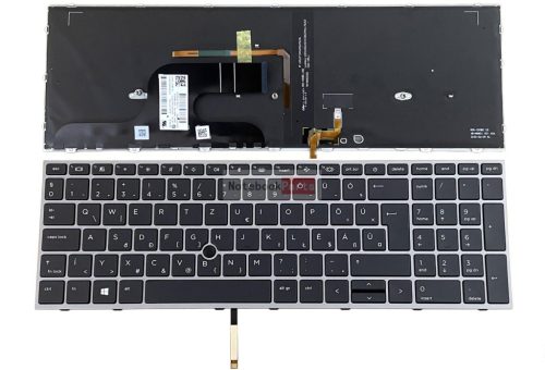 HP Zbook Fury 15 G7, Fury 15 G8, L97967-211, M17094-211 laptop billentyűzet háttérvilágítással