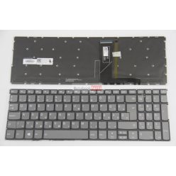   Lenovo Ideapad/Thinkbook Háttérvilágítású Billentyűzet - Szürke Ideapad V330 330S 720S S340 S540 Yoga C740 C940 Thinkbook 15, tápkapcsoló nélkül