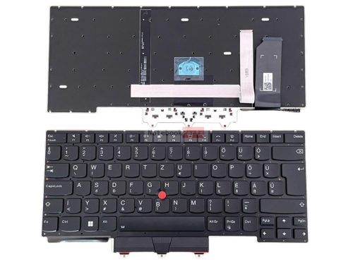 Lenovo ThinkPad E14 Gen 1 / Gen 2 háttérvilágításos fekete laptop billentyűzet pointerrel