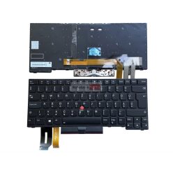   Lenovo ThinkPad E480, E485, E490, E495, L480, L490, T480s, T490, T14 Gen 1, T14 Gen 2, P14s Gen 1, P14s Gen 2 háttérvilágításos fekete laptop billentyűzet