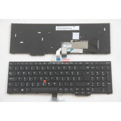 Lenovo E570 E575 fekete laptop billentyűzet