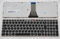   Lenovo IdeaPad G50 B50 300-15IBR 300-15ISK sorozat ezüst keretes laptop billentyűzet 
