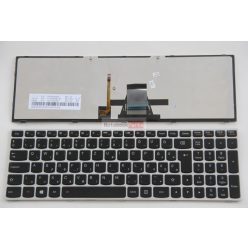   Lenovo Ideapad M50 M50-70 M50-80, Flex 2-15 2-15d G50-45 Z50-70 ezüst keret gyári új magyar billentyűzet.