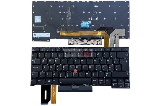 Lenovo Thinkpad T490s T495s T14s Gen 1 fekete laptop billentyűzet háttérvilágítással 