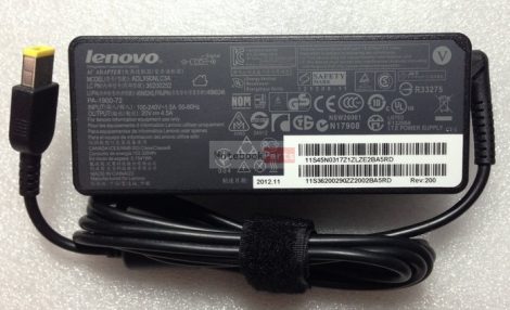 Lenovo 20V 4.5A (90W) IdeaPad Téglalap dugós, Gyári laptop tápegység
