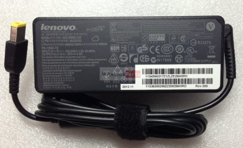 Lenovo 20V 4.5A (90W) IdeaPad Téglalap dugós, Gyári laptop tápegység