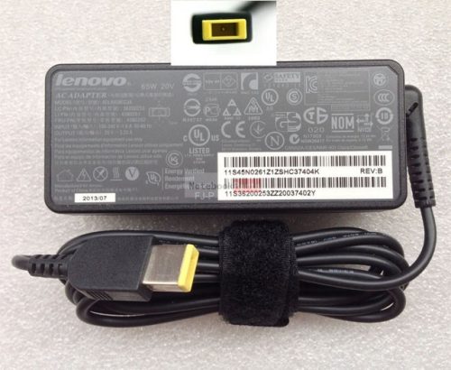 Lenovo 20V 3.25A (65W) IdeaPad Téglalap dugós, Gyári laptop tápegység