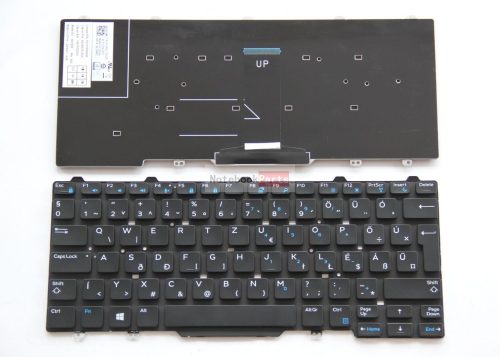 Dell Latitude 3340 3350 E5450 E5470 E7450 fekete laptop billentyűzet