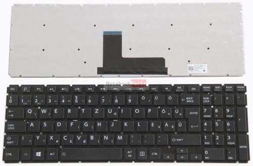 Toshiba L50 P50 S50 C55 L70 C70 P55 sorozat fekete laptop billentyűzet